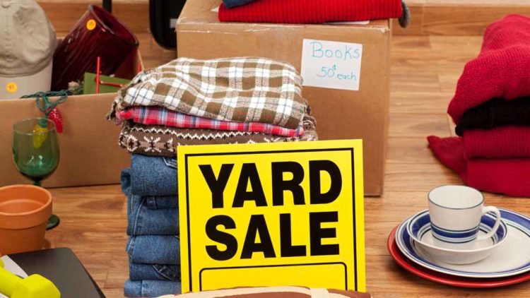 Plan a Yard-sale before you move